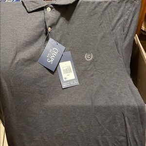 Chaps Men's Dark Gray Polo Shirt